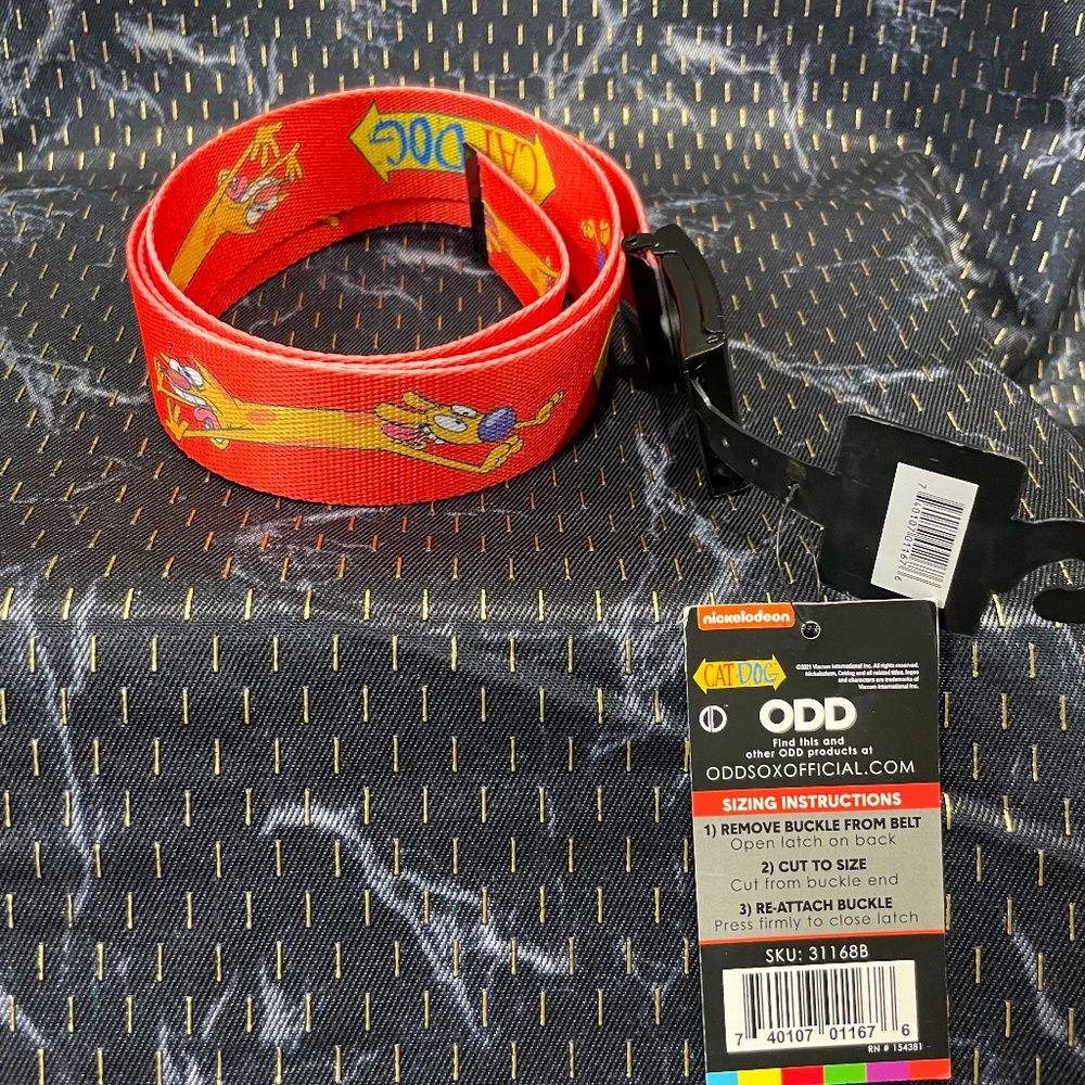CATDOG NICKELODEON BELT - ODDSOX BRAND